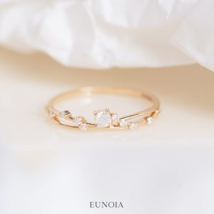 Nhẫn Vàng Hồng Kiểu Nữ