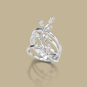 Nhẫn cao cấp bông lúa LUXU